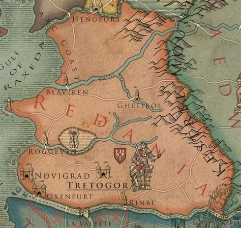 redanian intelligence|witcher redania map.